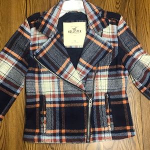 Hollister Plaid Coat